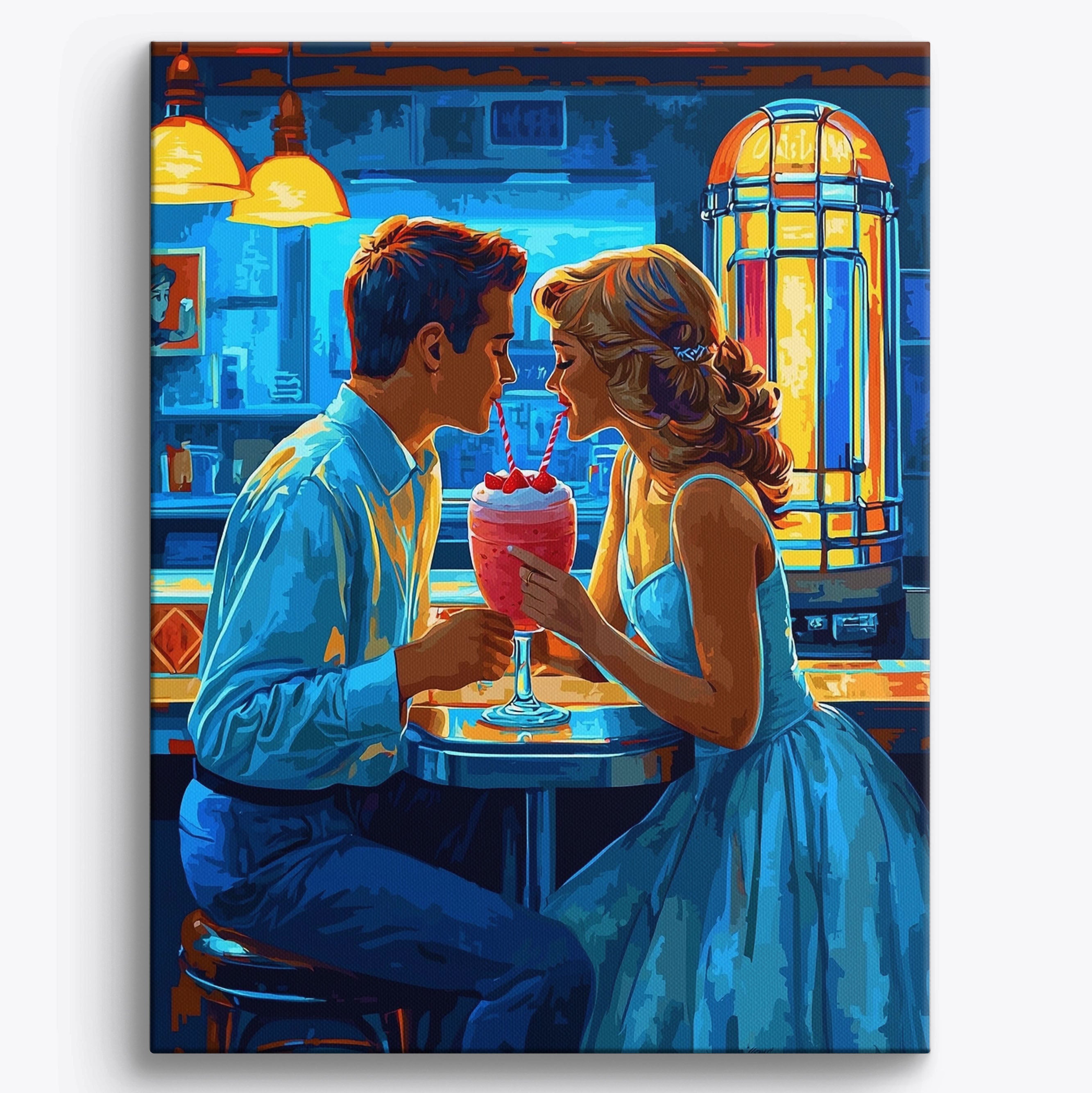 Neon Love Duo No Frame / Regular (19.7"x15.75"/50x40cm)