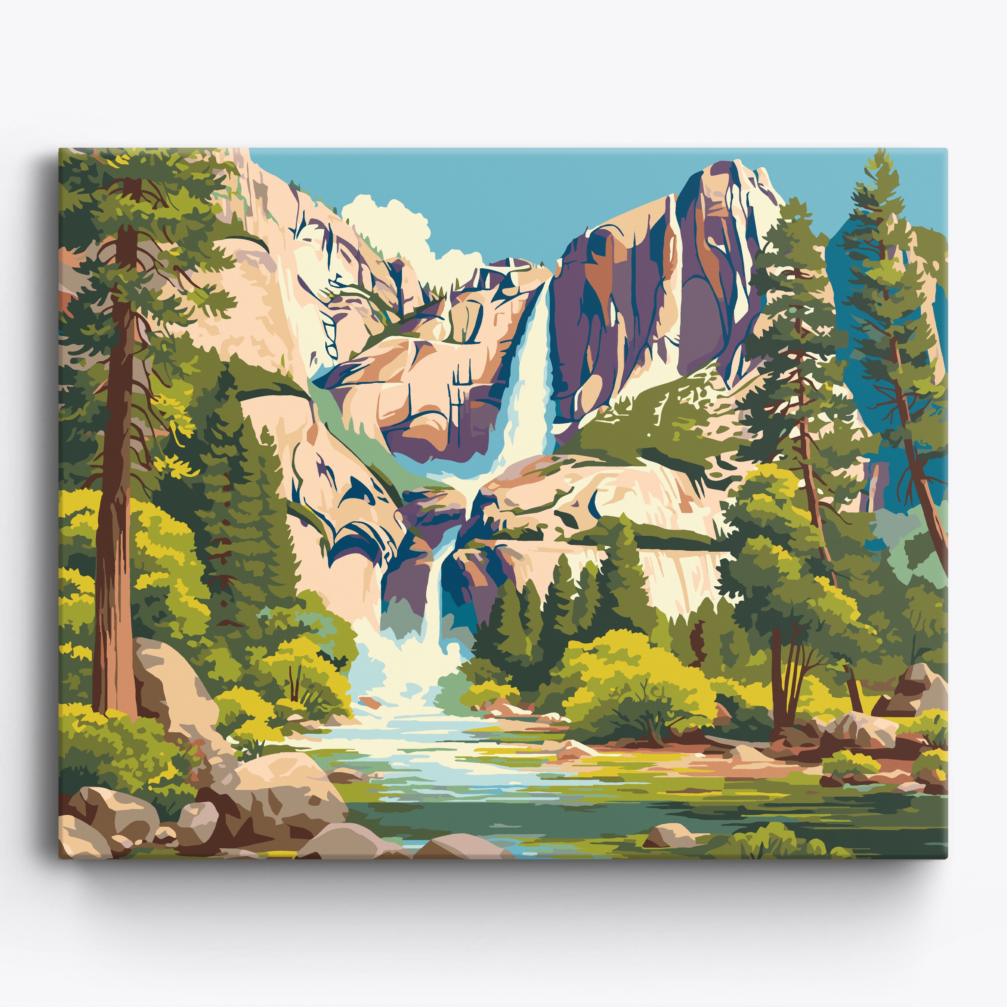 Serene Cascades No Frame / 50x40cm