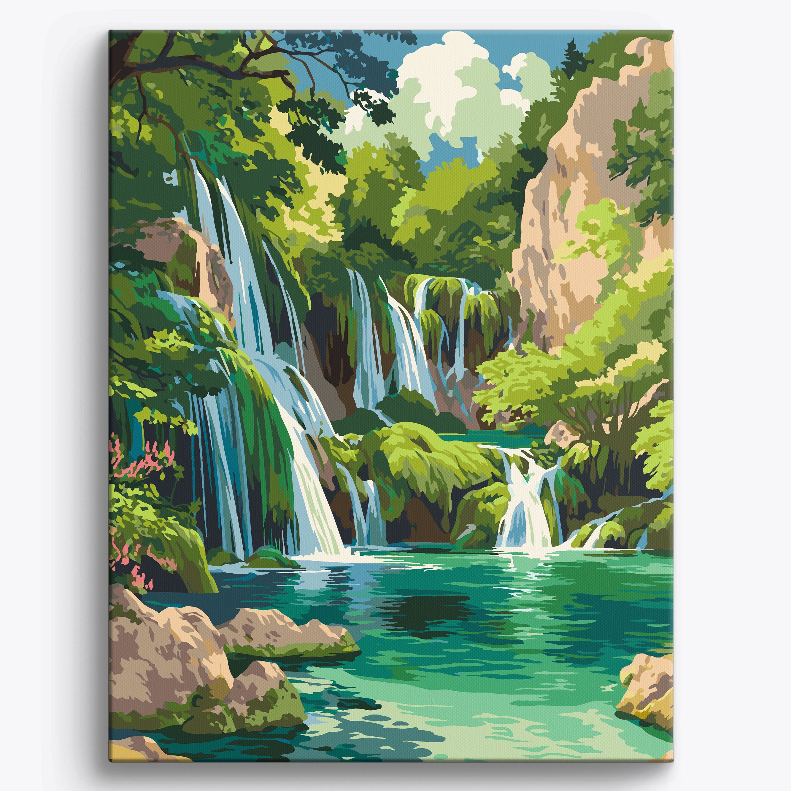 Emerald Falls No Frame / 40x50cm