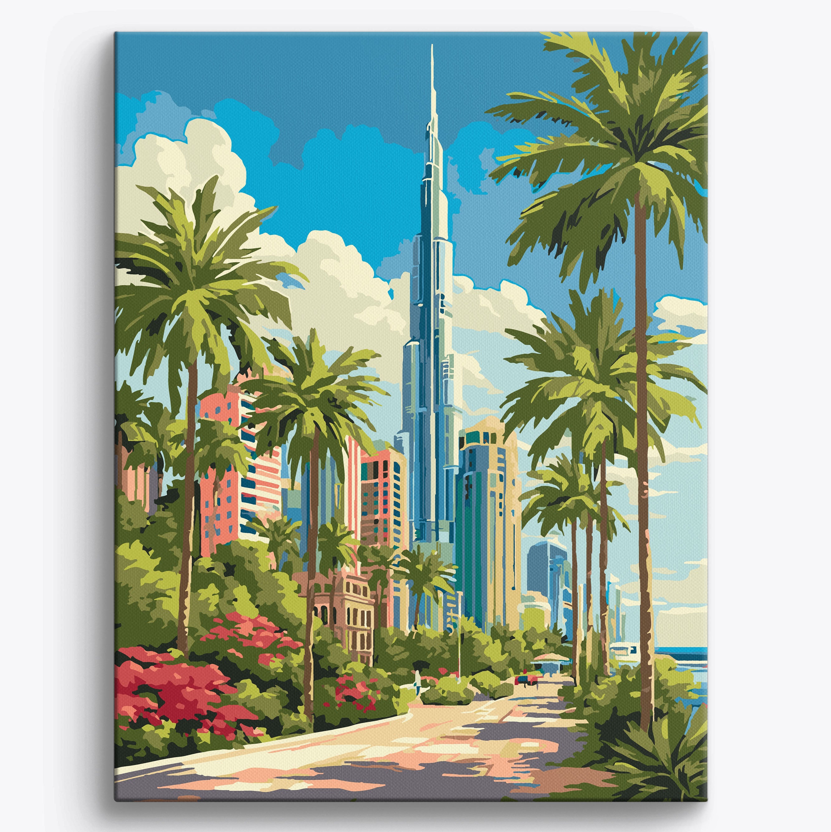 Sunset Skyline No Frame / 40x50cm