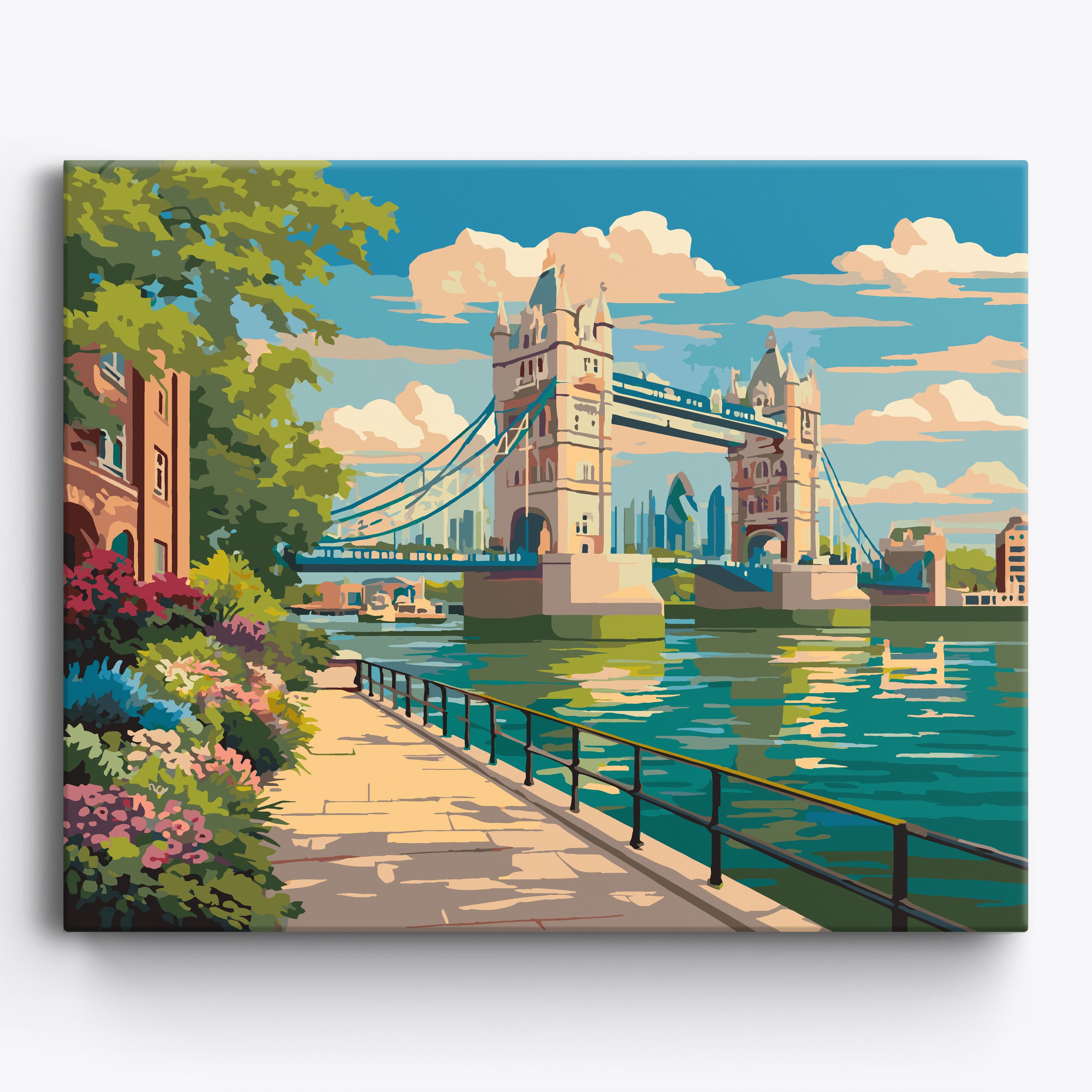Thames View Tranquility No Frame / 50x40cm