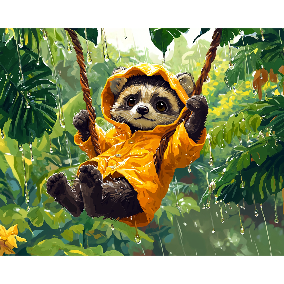 Binturong-Regen-Tanz