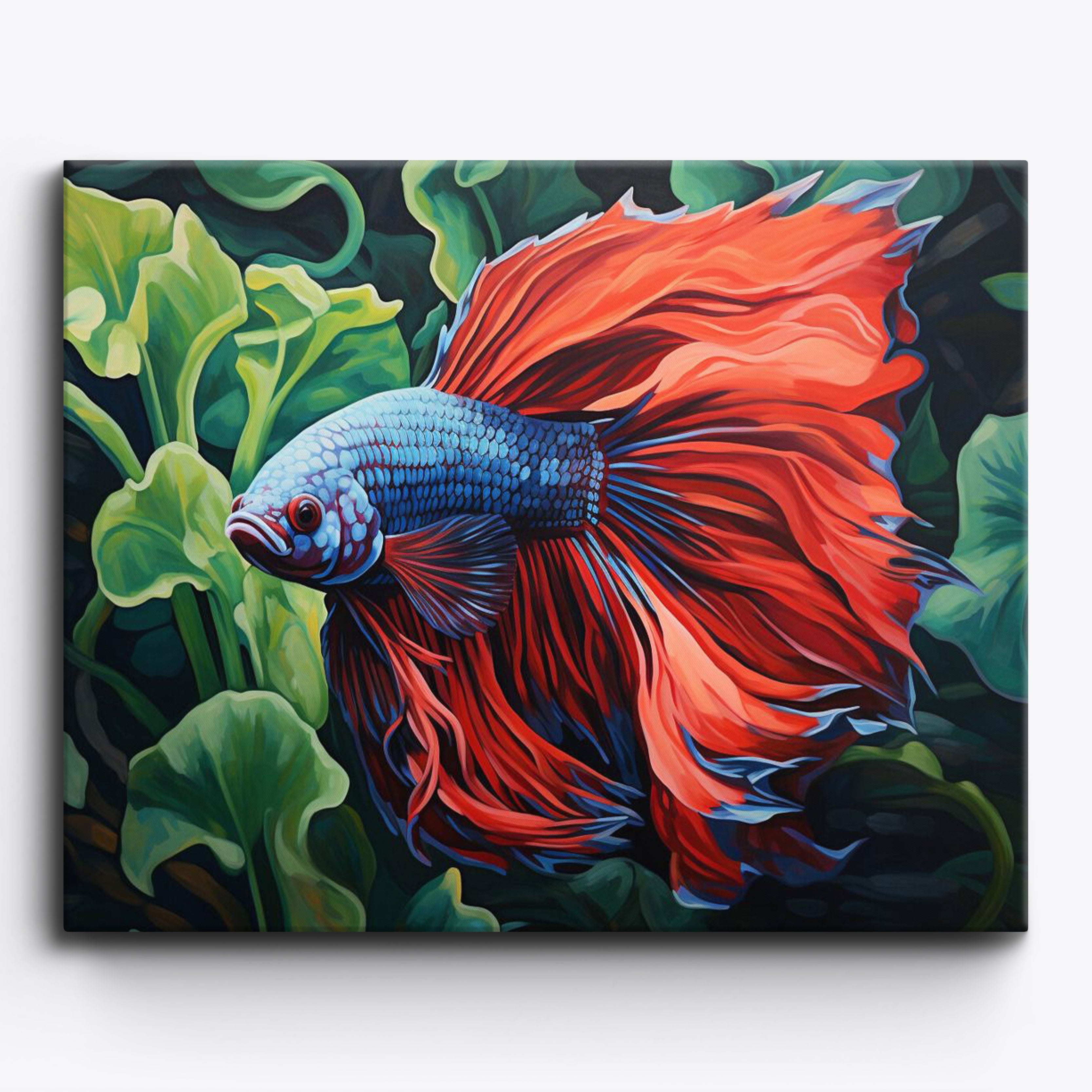 Blauer Beta-Fisch Nr. 3