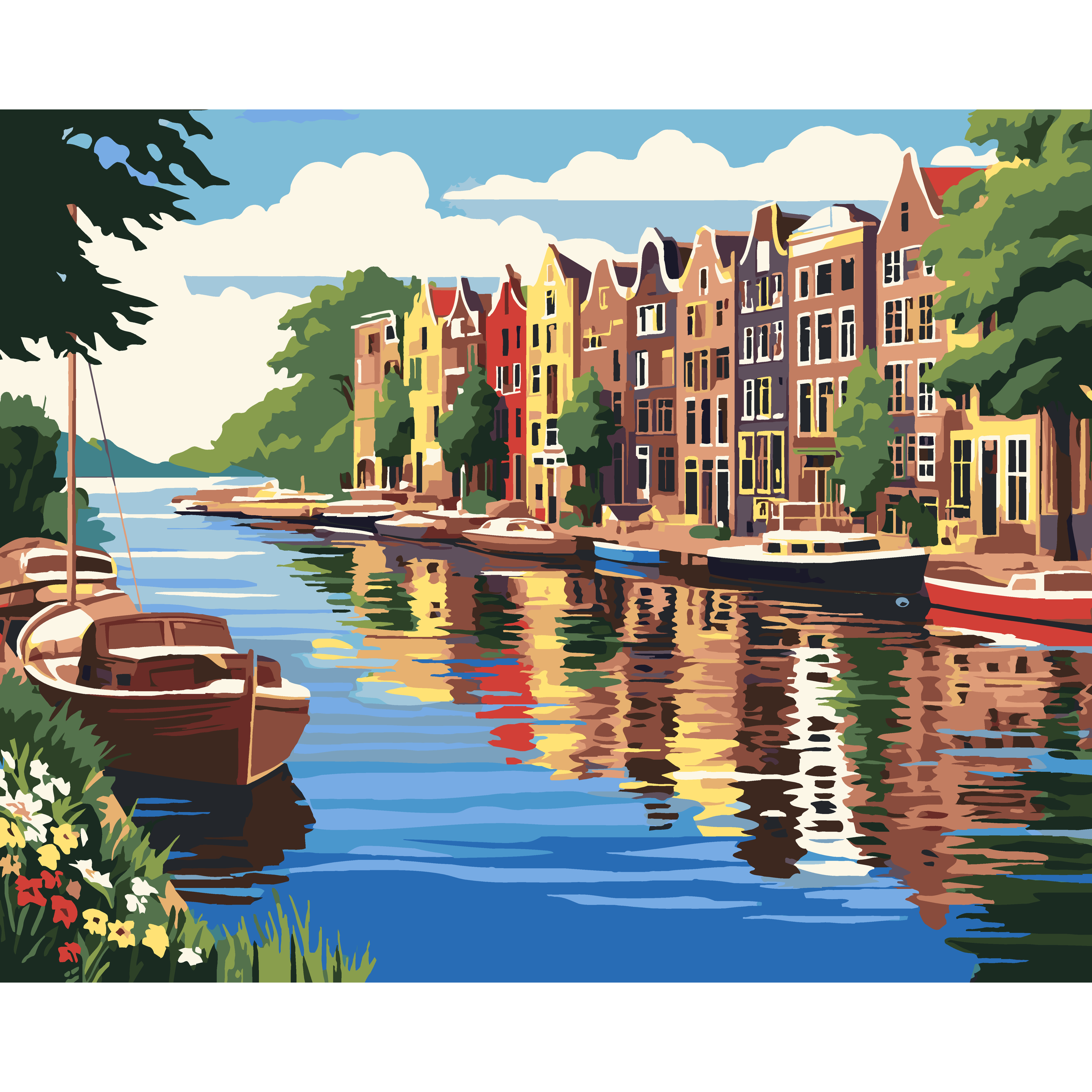 Amsterdan - Grachtenpanden