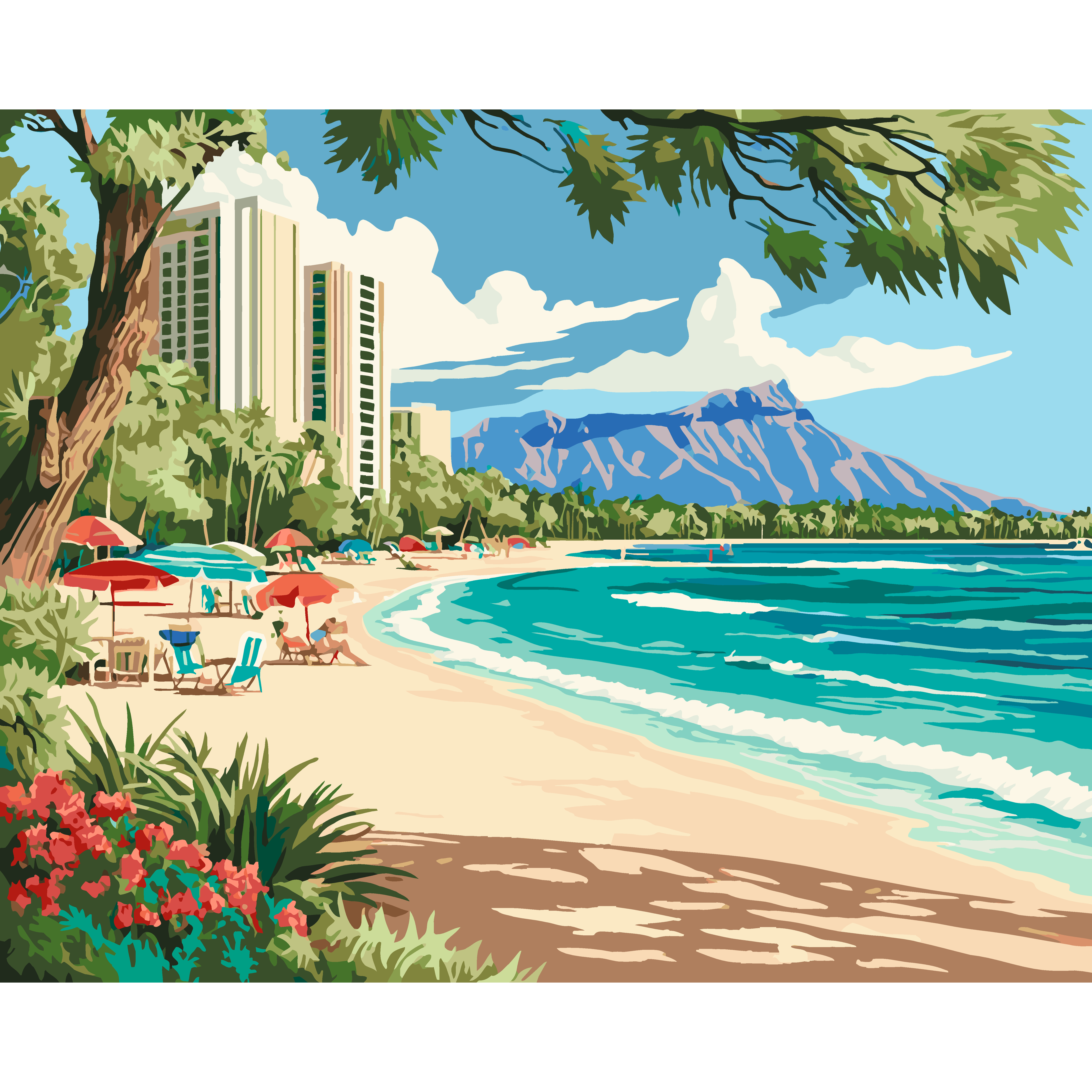 Hawaii - Waikiki Beach