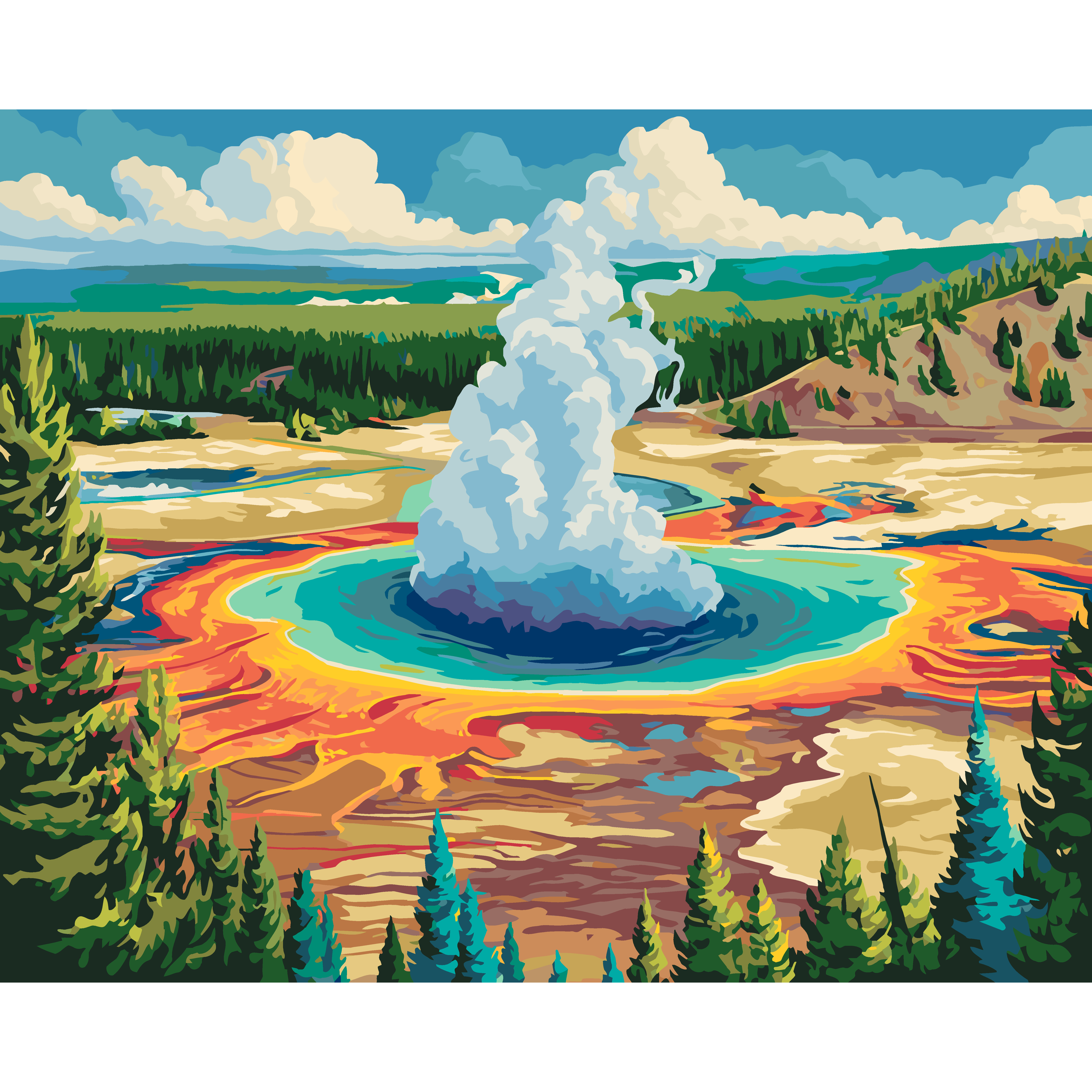 Yellowstone - Grand Prismatic Spring