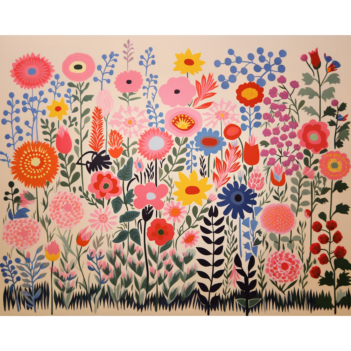 Bunte Blüten