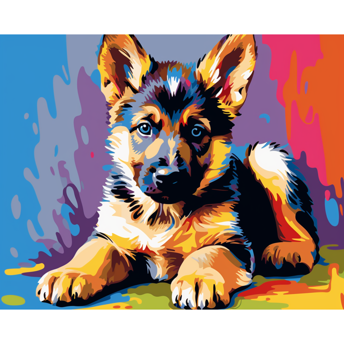 Buntes Hundetreiben